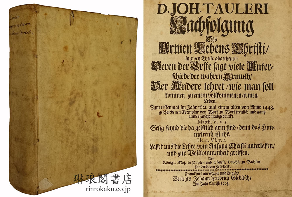D. JOH. TAULERI NACHFOLGUNG DES ARMEN LEBENS CHRISTI